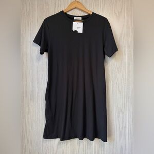 Accent Black T-Shirt Dress Women’s Size Small NWT